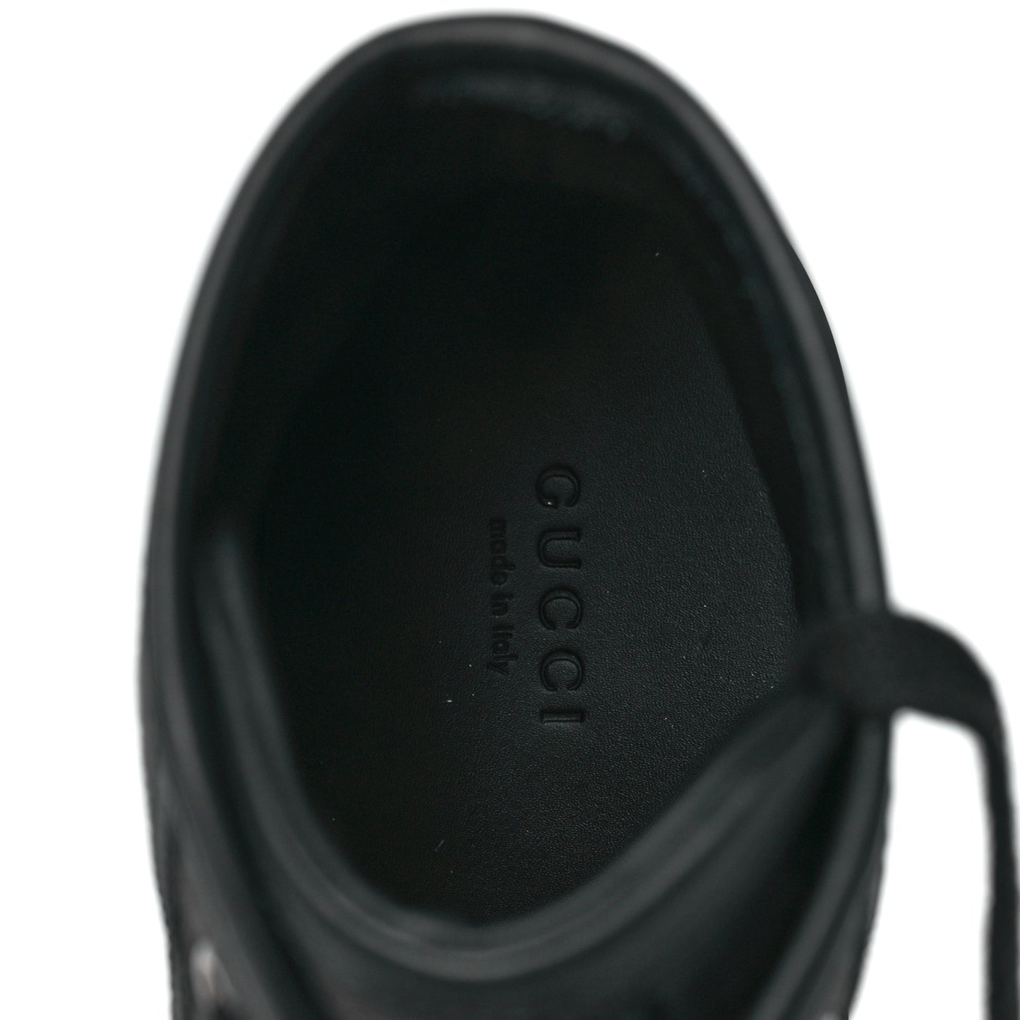 Monogram High Top Sneakers 37.5 Black