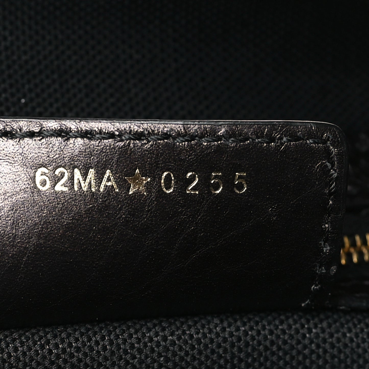 Crinkled Calfskin Large Grand Tour Multipocket Bag Black