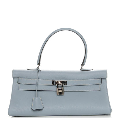 Hermes Togo Shoulder Kelly 40 Bleu Lin 1 of 23