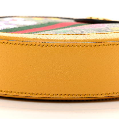 Gucci GG Supreme Monogram Flora Web Mini Ophidia Round Shoulder Bag Beige Multicolor Crop 10 of 12