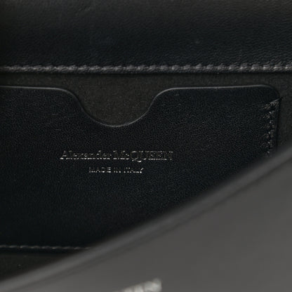 Alexander McQueen Calfskin Studded Jeweled Satchel Black 6 of 18