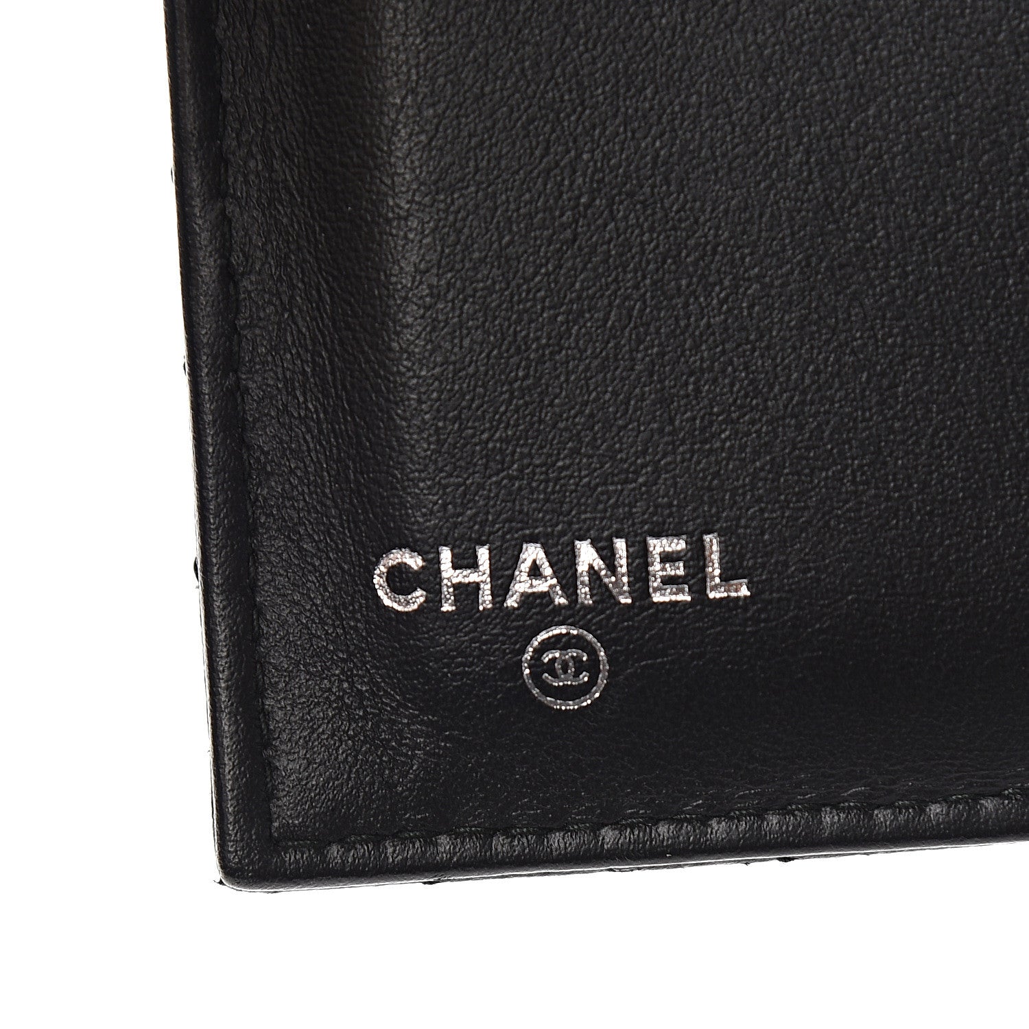 Chanel Caviar Chevron Quilted Medium Boy Flap Wallet Black 5 of 8
