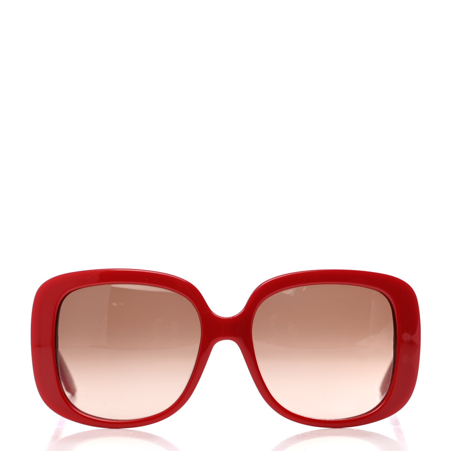 Christian Dior Resin Cannage Dior Lady 1 Sunglasses Red 2 of 4