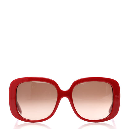 Christian Dior Resin Cannage Dior Lady 1 Sunglasses Red 2 of 4
