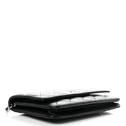 Chanel Caviar Quilted Wallet On Chain WOC Black 4 of 11