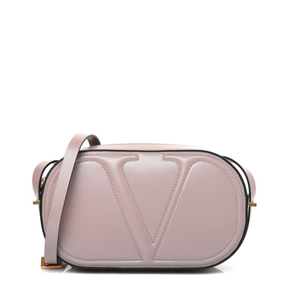 Valentino Garavani Calfskin VLogo Walk Crossbody Poudre 1 of 13