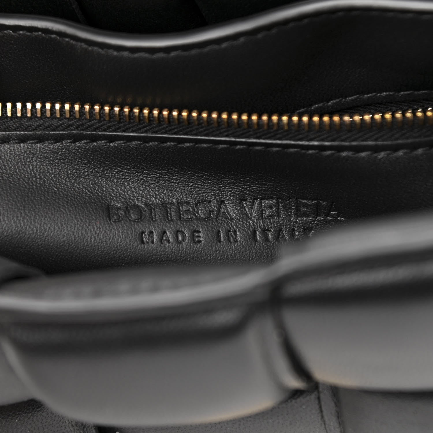 Bottega Veneta Lambskin Maxi Intreccio Padded Chain Cassette Crossbody Bag Black 6 of 11