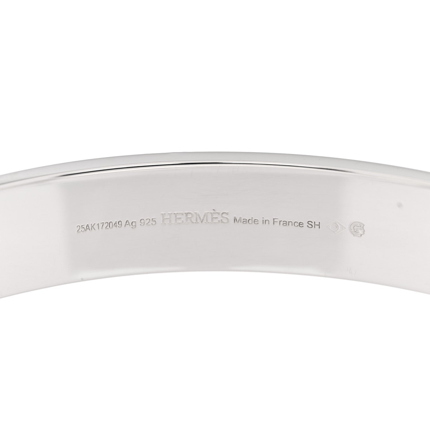 Hermes Sterling Silver PM Collier De Chien Bracelet SH 3 of 3