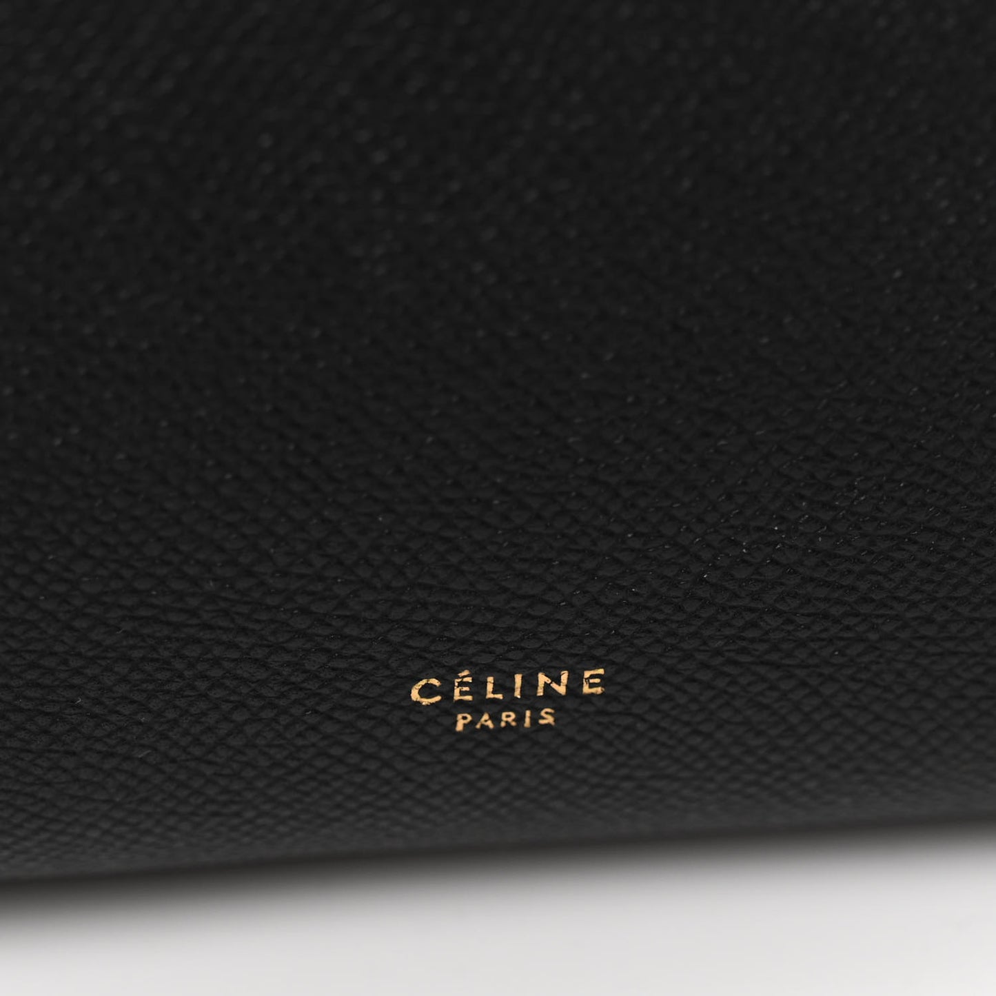 Grained Calfskin Micro Belt Bag Black