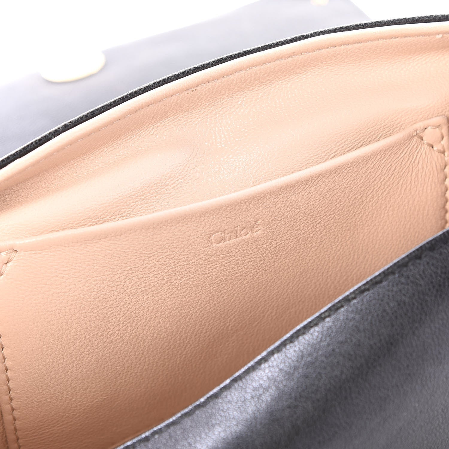 Chloe Calfskin Small June Bow Shoulder Bag Black 7 of 10