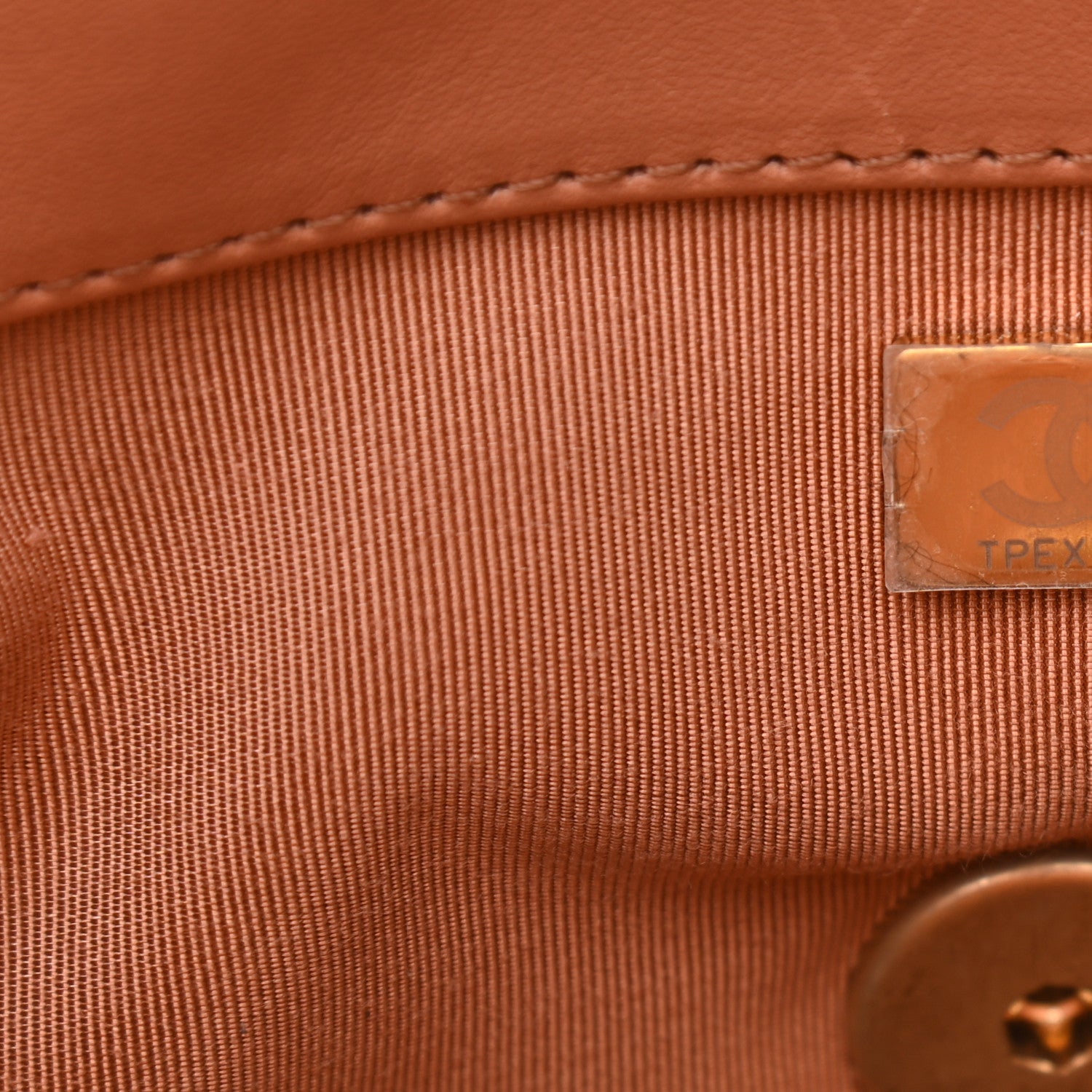 Chanel Lambskin Quilted Large Chanel 19 Flap Brown 7 of 11