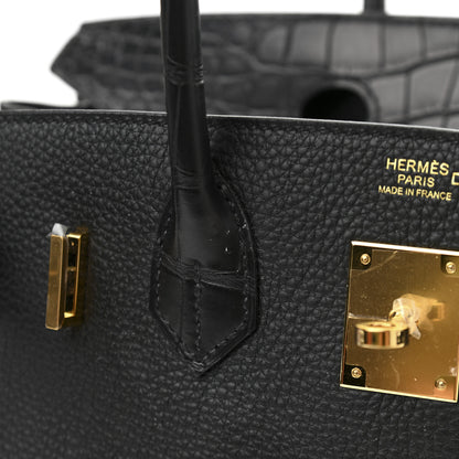 Hermes Togo Matte Alligator Birkin Touch 30 Black 12 of 13