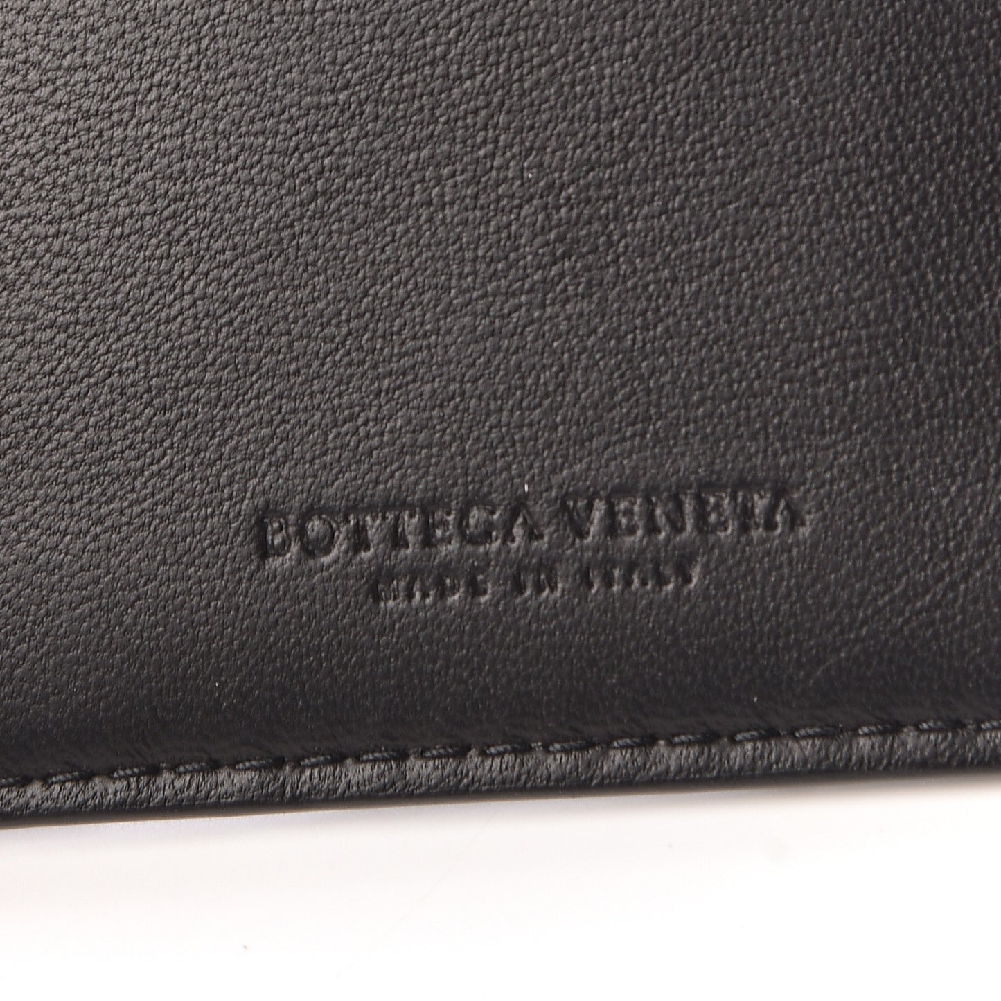 Nappa Maxi Intrecciato Card Case Black