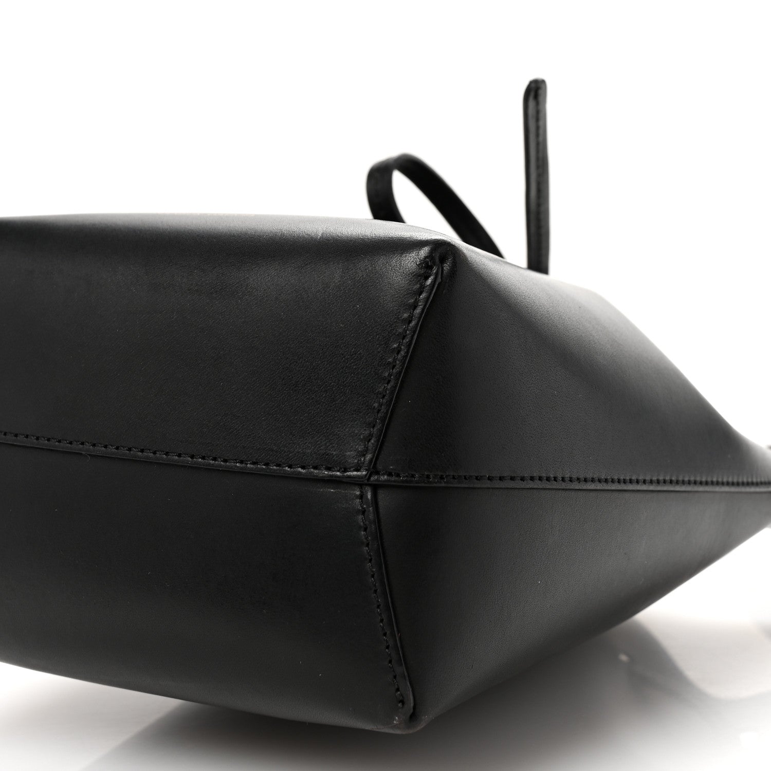 Mansur Gavriel Vegetable Tanned Calfskin Mini Mini Bucket Bag Black Flamma 10 of 10