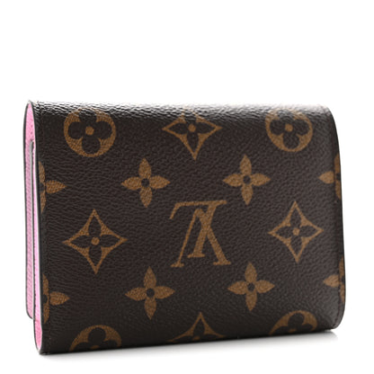 Louis Vuitton Monogram 2021 Christmas Animation Japanese Garden Victorine Wallet Wisteria Pink 3 of 7