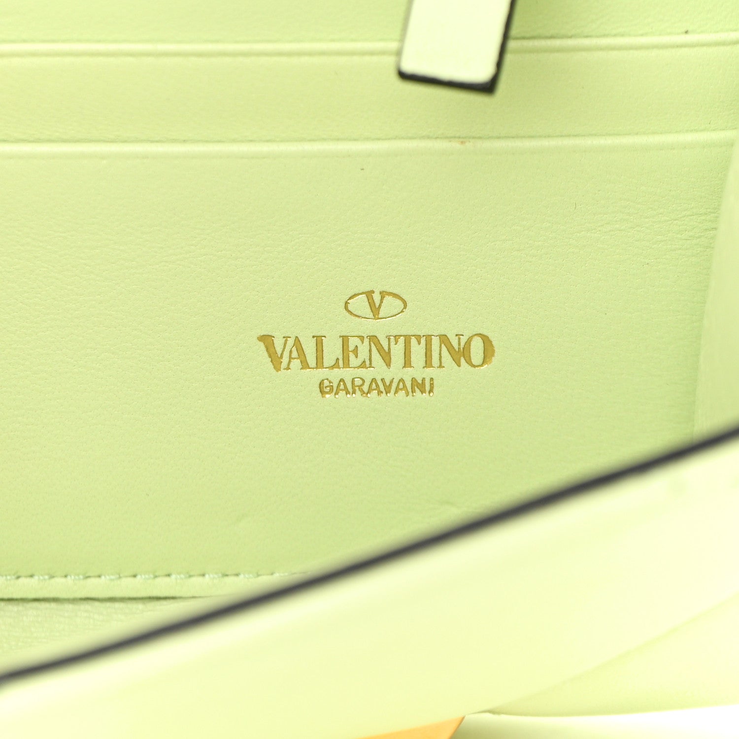 Valentino Garavani Nappa Roman Stud Wallet on Chain Ambrosia 7 of 11