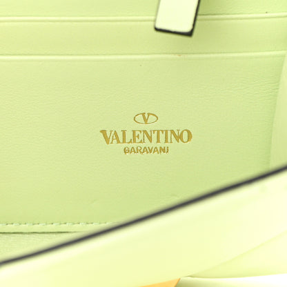 Valentino Garavani Nappa Roman Stud Wallet on Chain Ambrosia 7 of 11