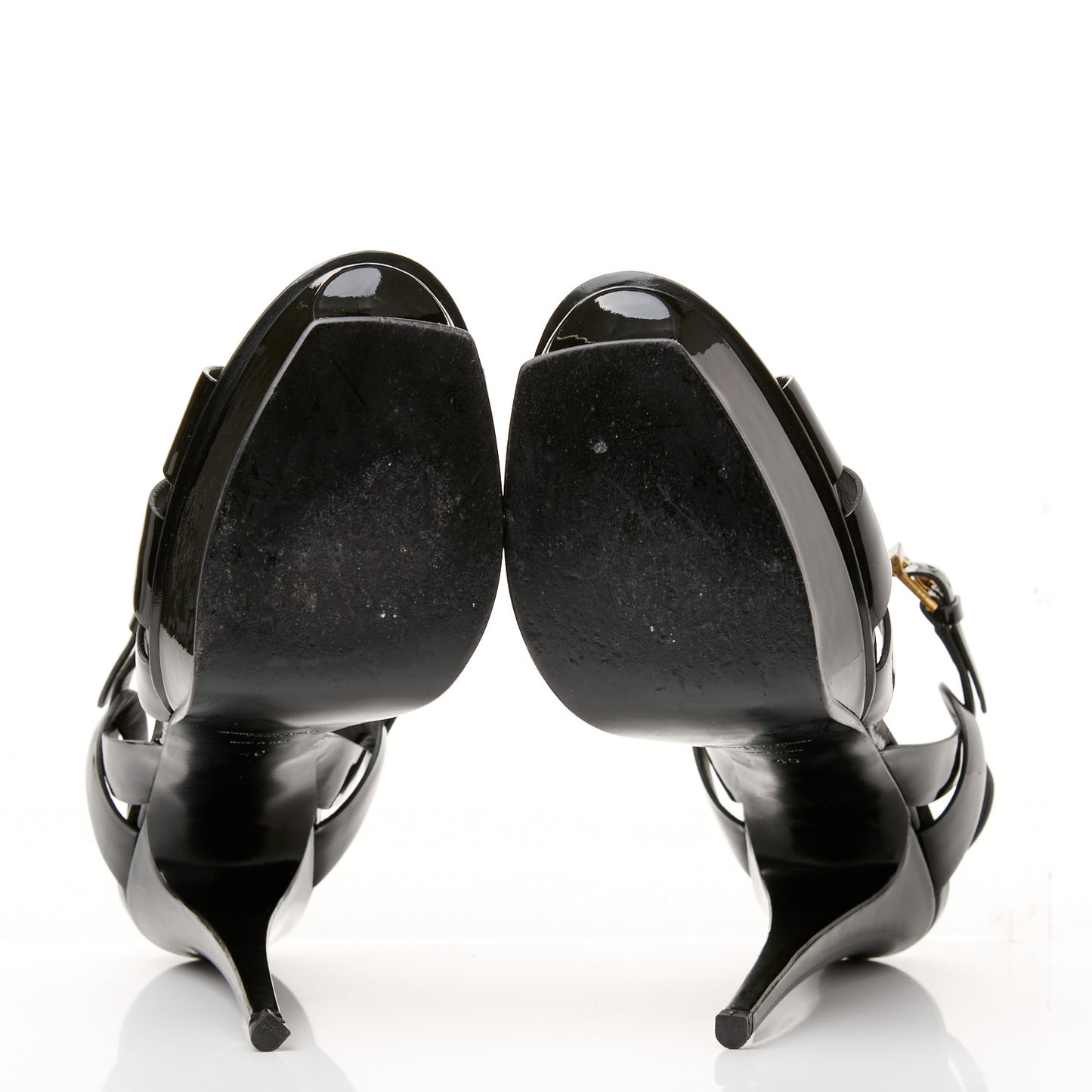 Patent Tribute 105 Platform Sandals 40 Black