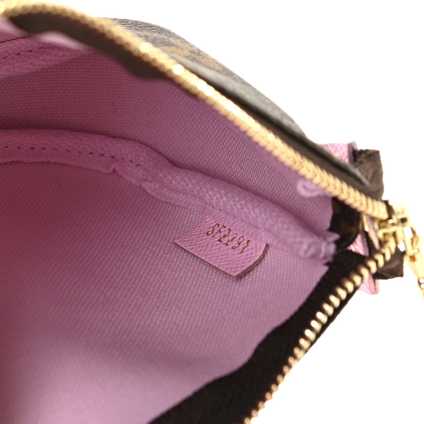 Monogram 2021 Christmas Animation Japanese Garden Mini Pochette Accessories Wisteria Pink