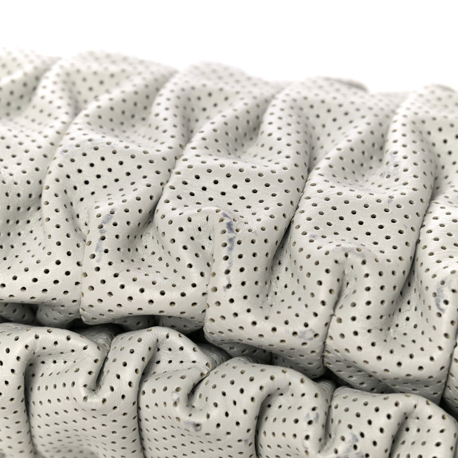 Chanel Lambskin Perforated Clutch White 10 of 10