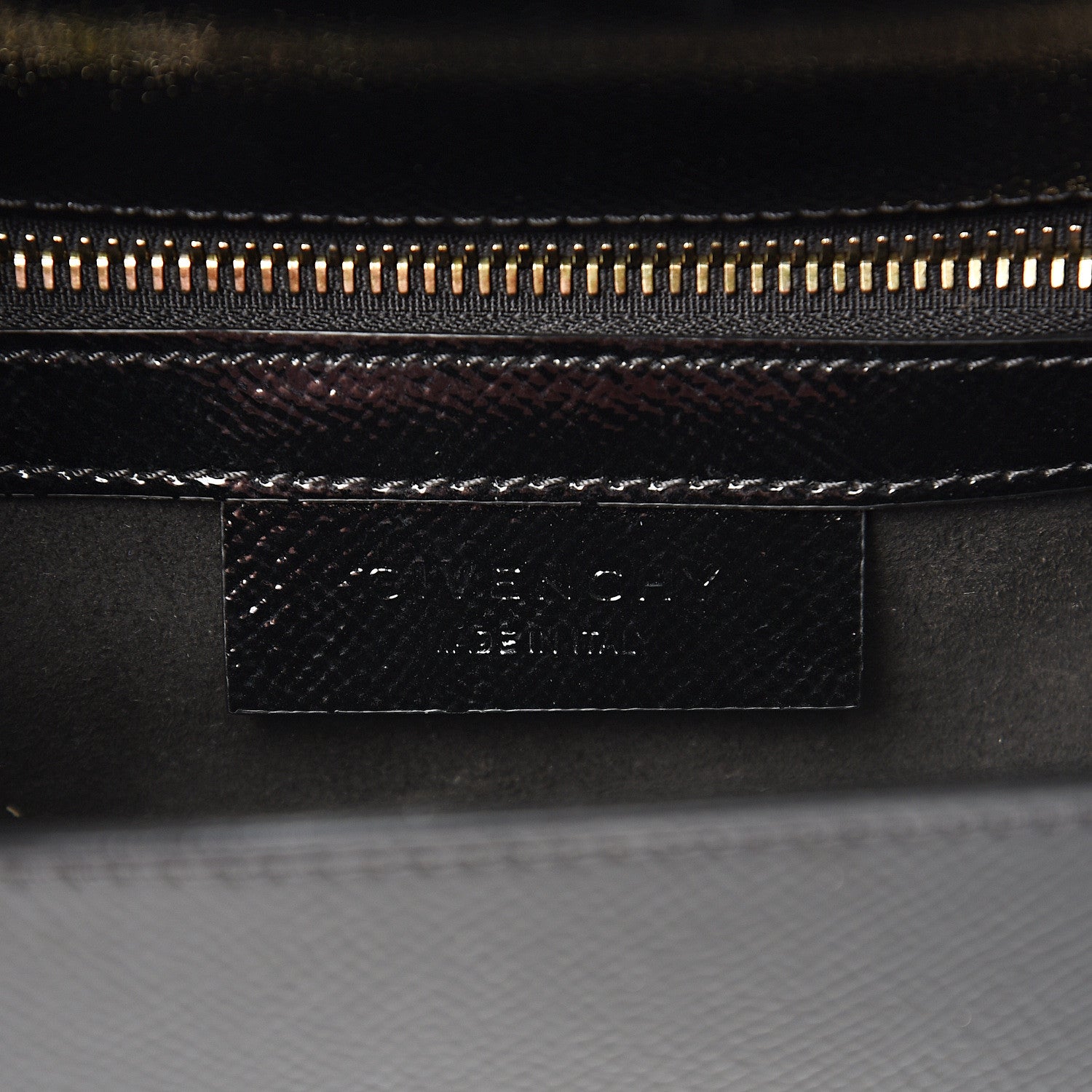 Givenchy Textured Patent Calfskin Mini Pandora Box Chain Crossbody Bag Black 5 of 9