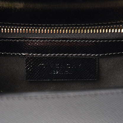 Givenchy Textured Patent Calfskin Mini Pandora Box Chain Crossbody Bag Black 5 of 9