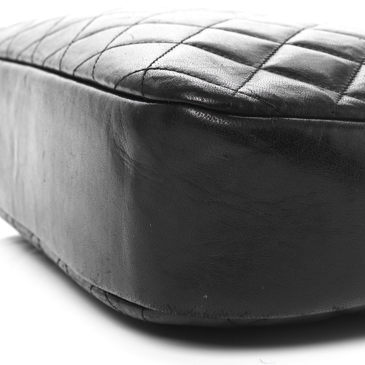 Chanel Lambskin Quilted Medium Camera Case Black 10 of 10