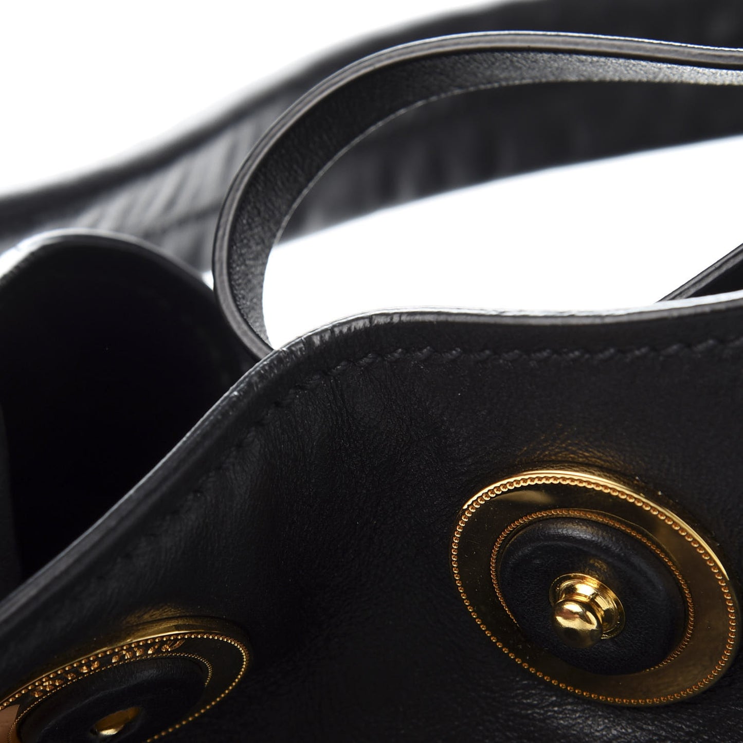 Nappa Bucket Bag Black