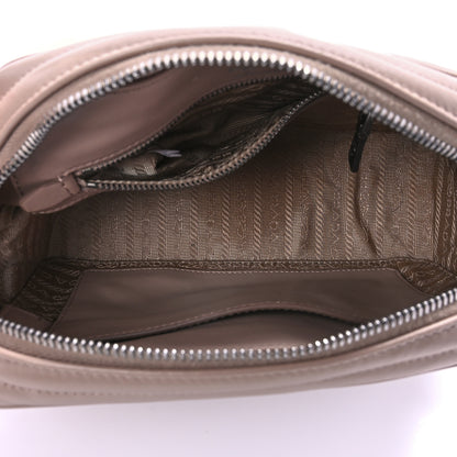 Prada Soft Calfskin Diagramme Crossbody Bag Cipria 5 of 10