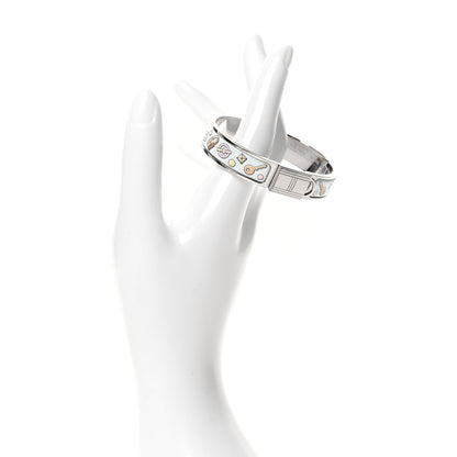 Hermes Enamel Narrow Clic Cadenas Locky Me Bracelet PM Songe Pastel 2 of 4
