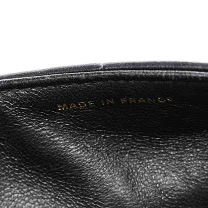 Chanel Lambskin East West Chocolate Bar Flap Black 7 of 11