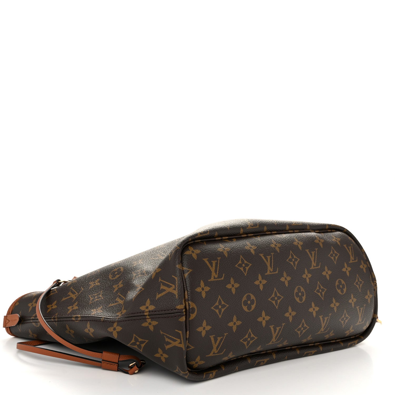 Louis Vuitton Monogram Calfskin Neo Neverfull Inside Out MM Tan 4 of 10