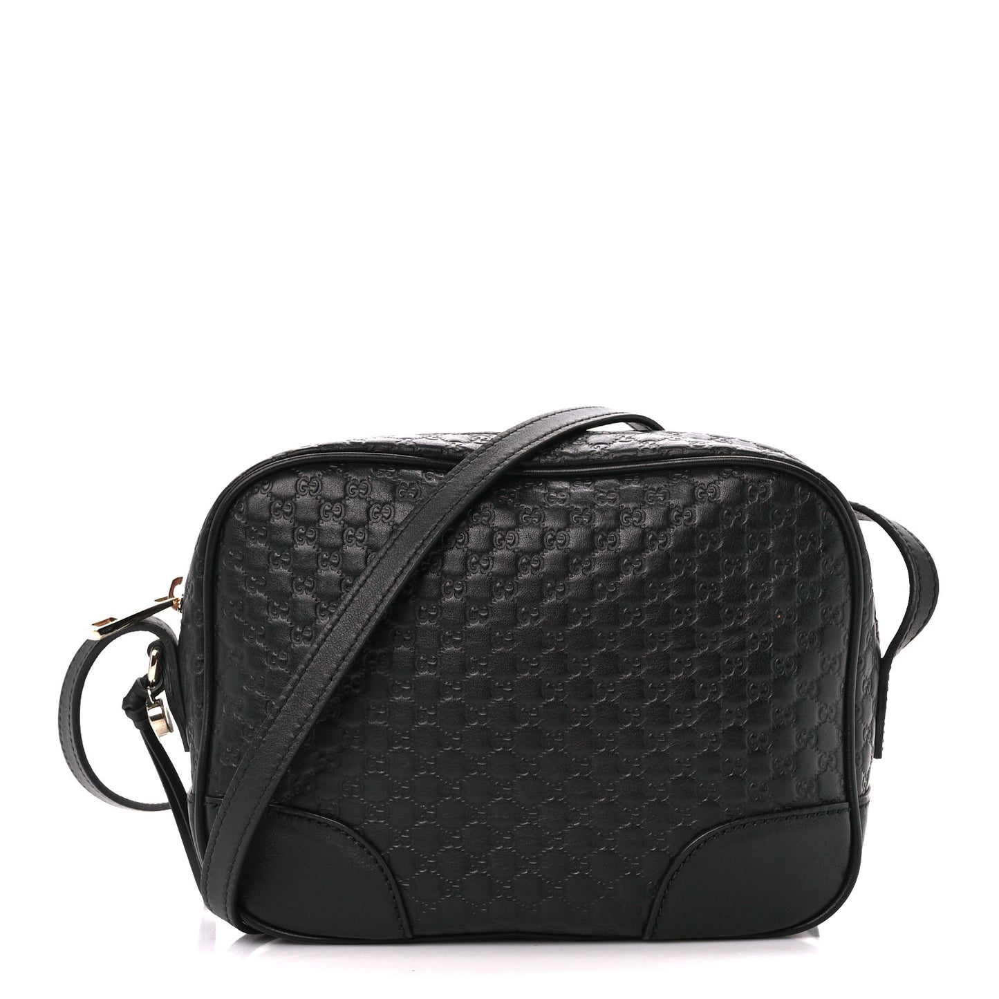 Microguccissima Mini Bree Messenger Bag Black