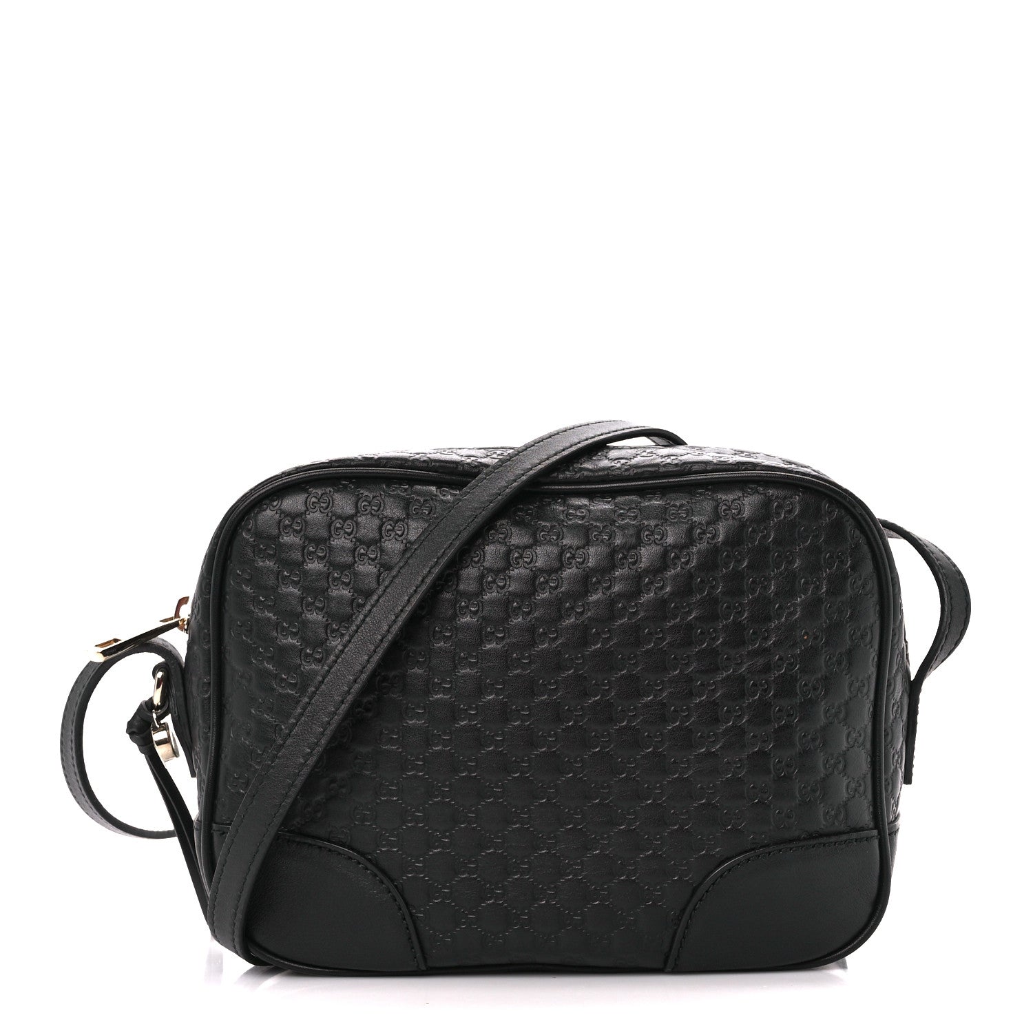 Gucci Microguccissima Mini Bree Messenger Bag Black 1 of 11