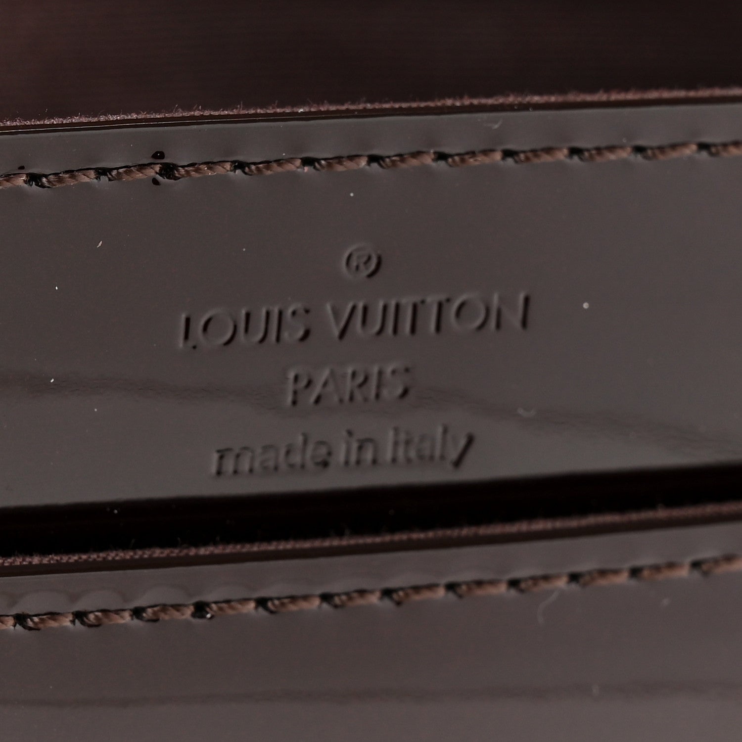 Louis Vuitton Patent Chain Louise GM Amarante 6 of 10