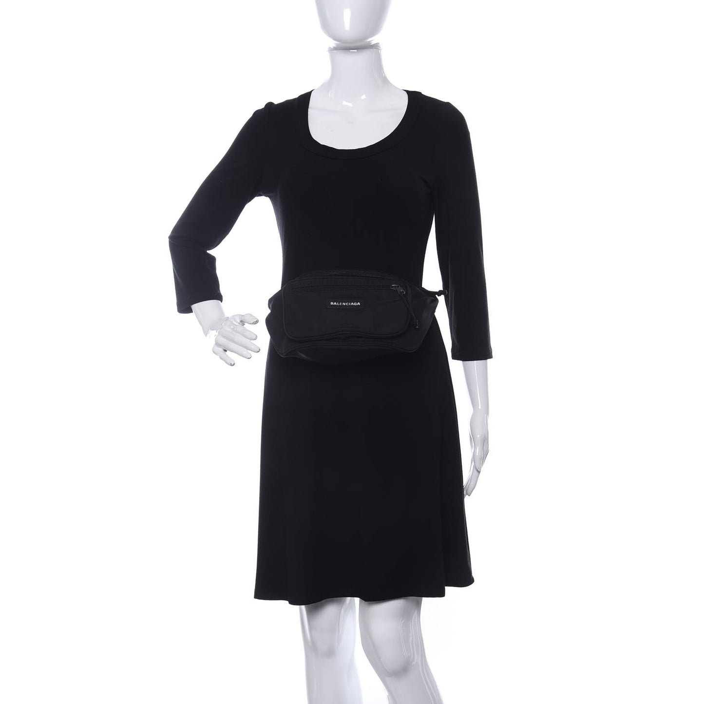 Recycled Casual Nylon Explorer Beltpack Black