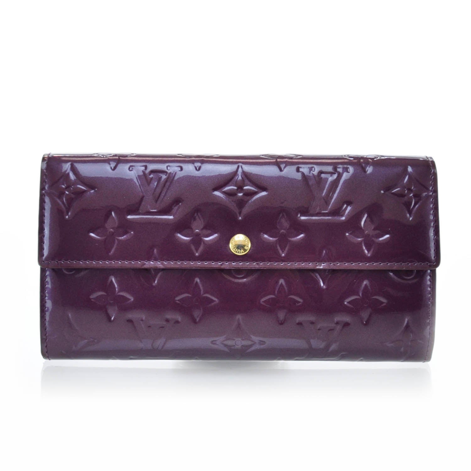 Louis Vuitton Vernis Sarah Wallet Violet 1 of 7