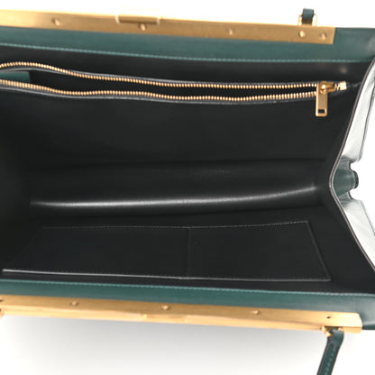 Celine Smooth Calfskin Medium Clasp Shoulder Bag Forest 5 of 10