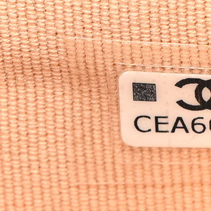 Chanel Caviar Quilted Flap Card Holder Wallet Beige 8 of 9