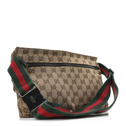 Gucci Monogram Web Belt Bag Dark Brown 3 of 10