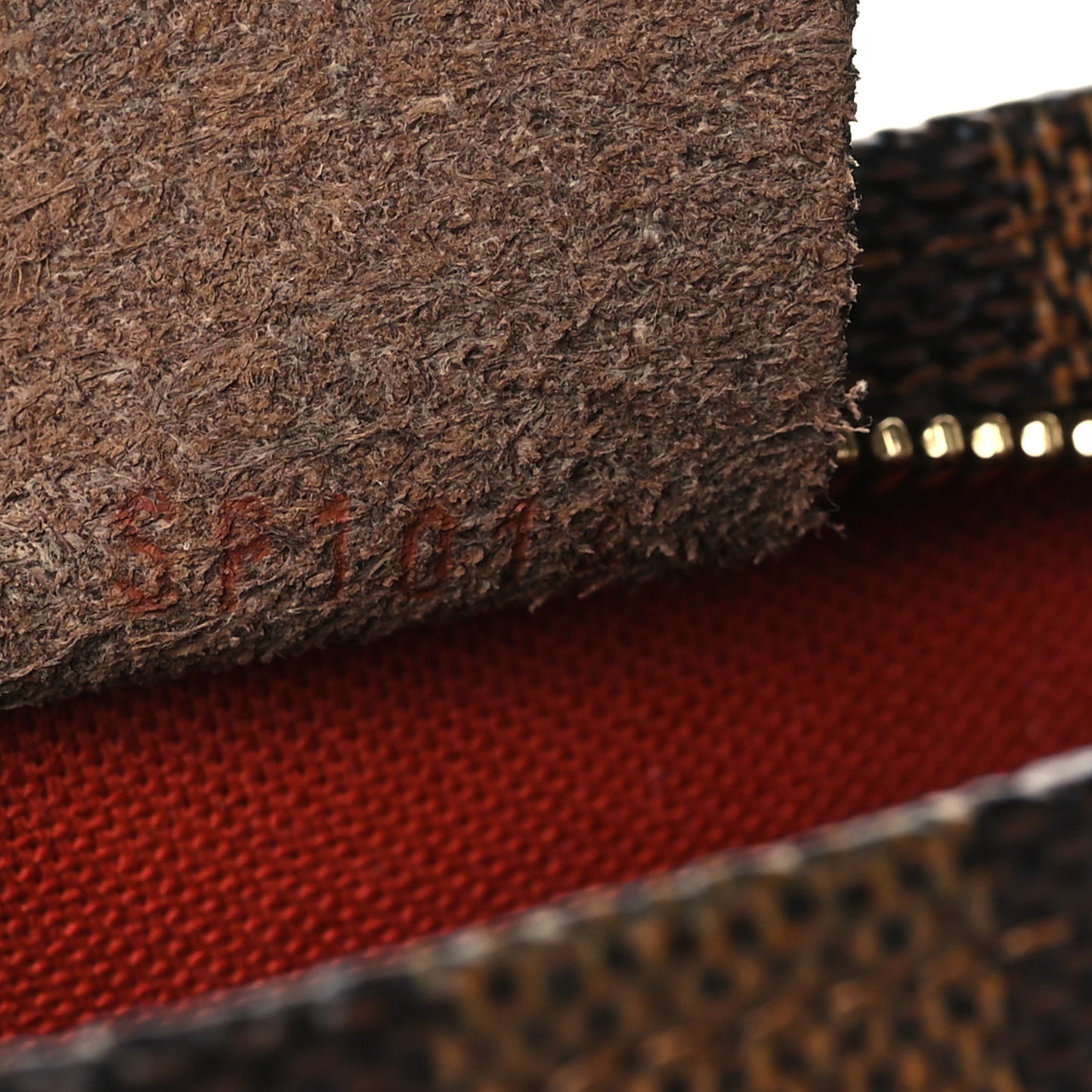 Damier Ebene Trousse Make Up Bag Pochette