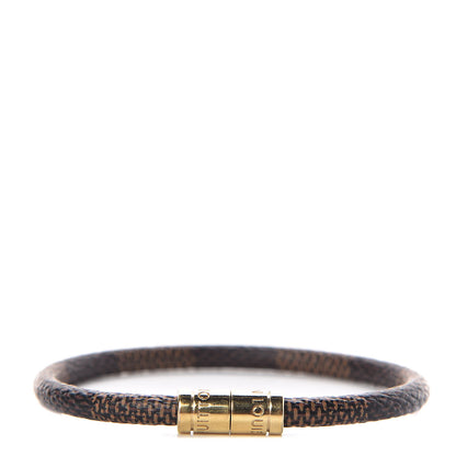 Louis Vuitton Damier Ebene Keep It Bracelet 19 1 of 3