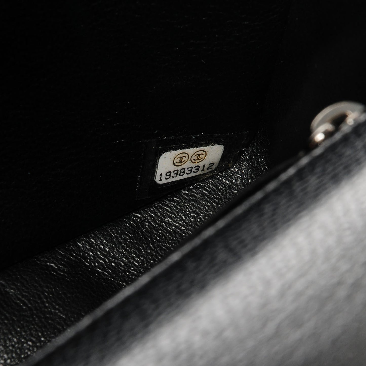 Caviar Quilted Mini Flap Black