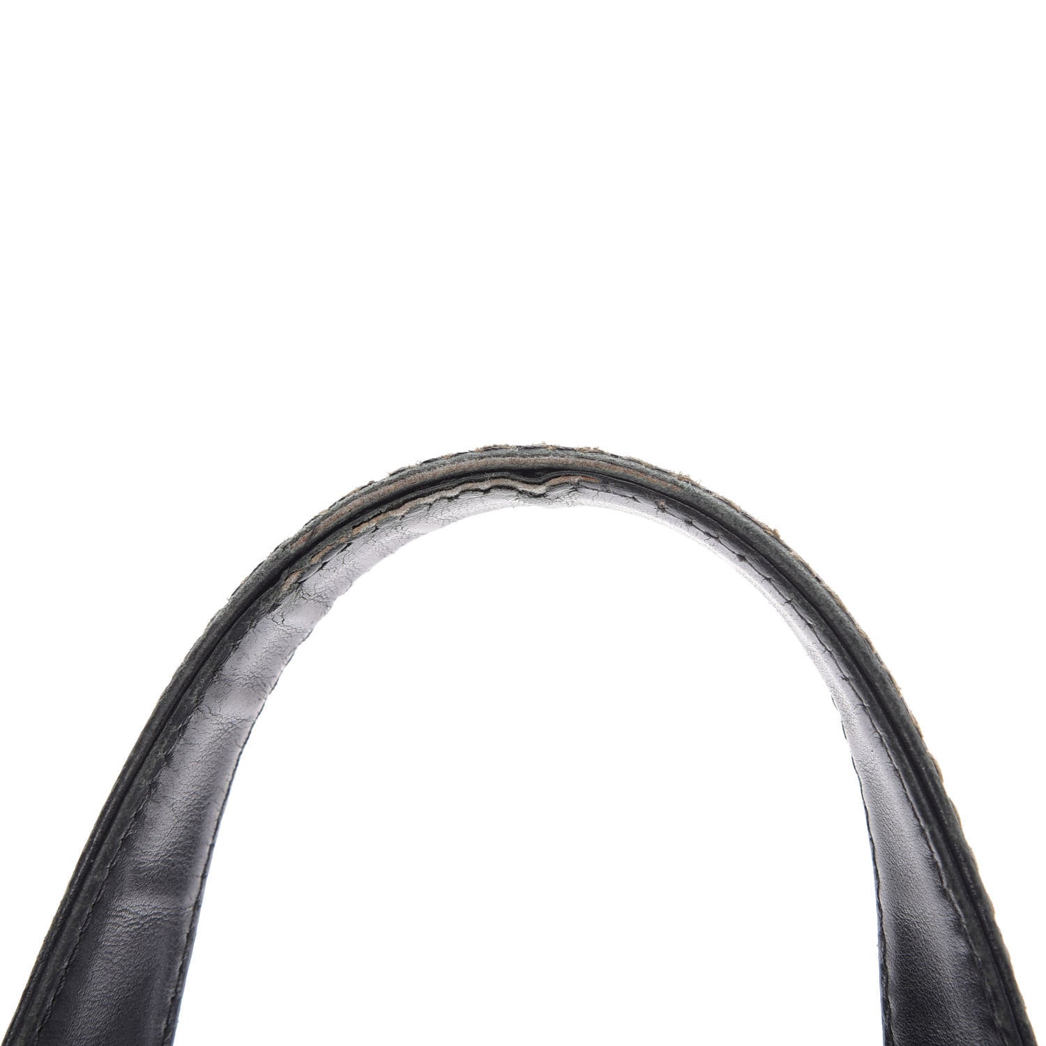 Chanel Calfskin Wild Stitch Top Handle Bag Black 11 of 11