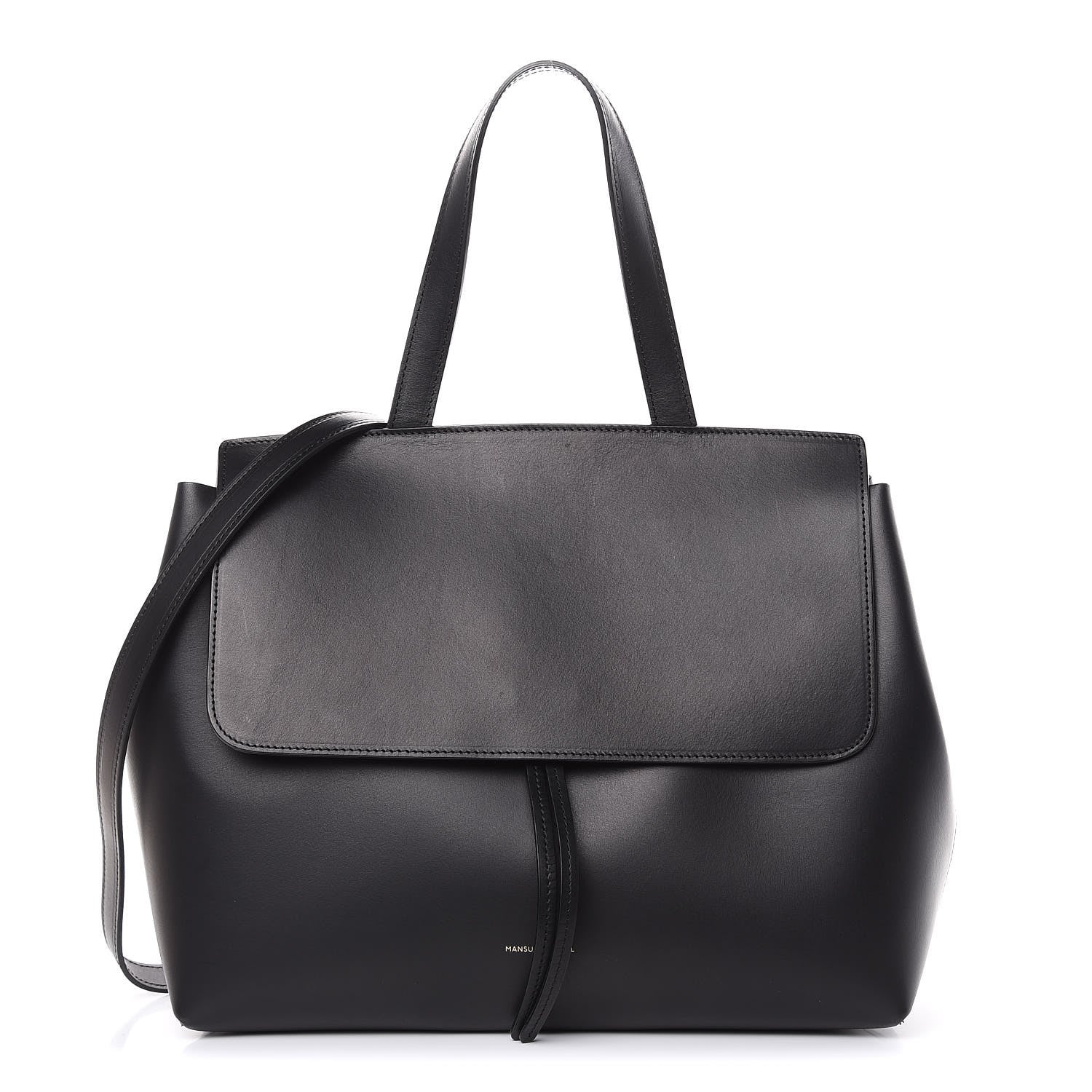 Mansur Gavriel Calfskin Lady Bag Black Flamma 1 of 13