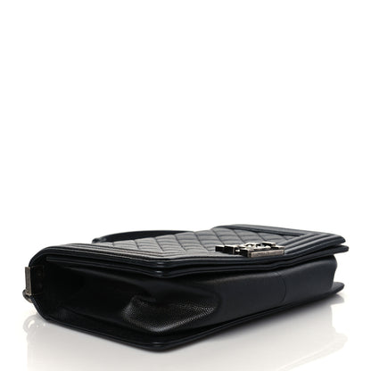 Chanel Caviar Quilted Medium Boy Flap Black 4 of 10
