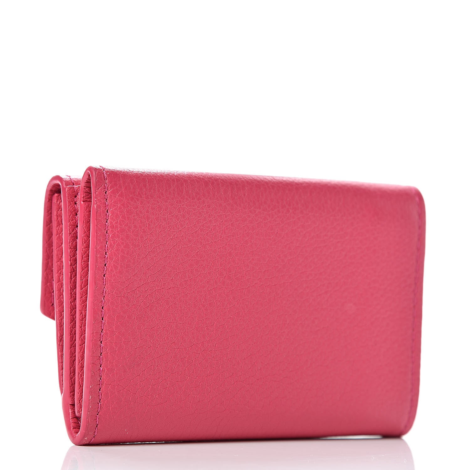 Louis Vuitton Calfskin Lockmini Wallet Hot Pink 3 of 7