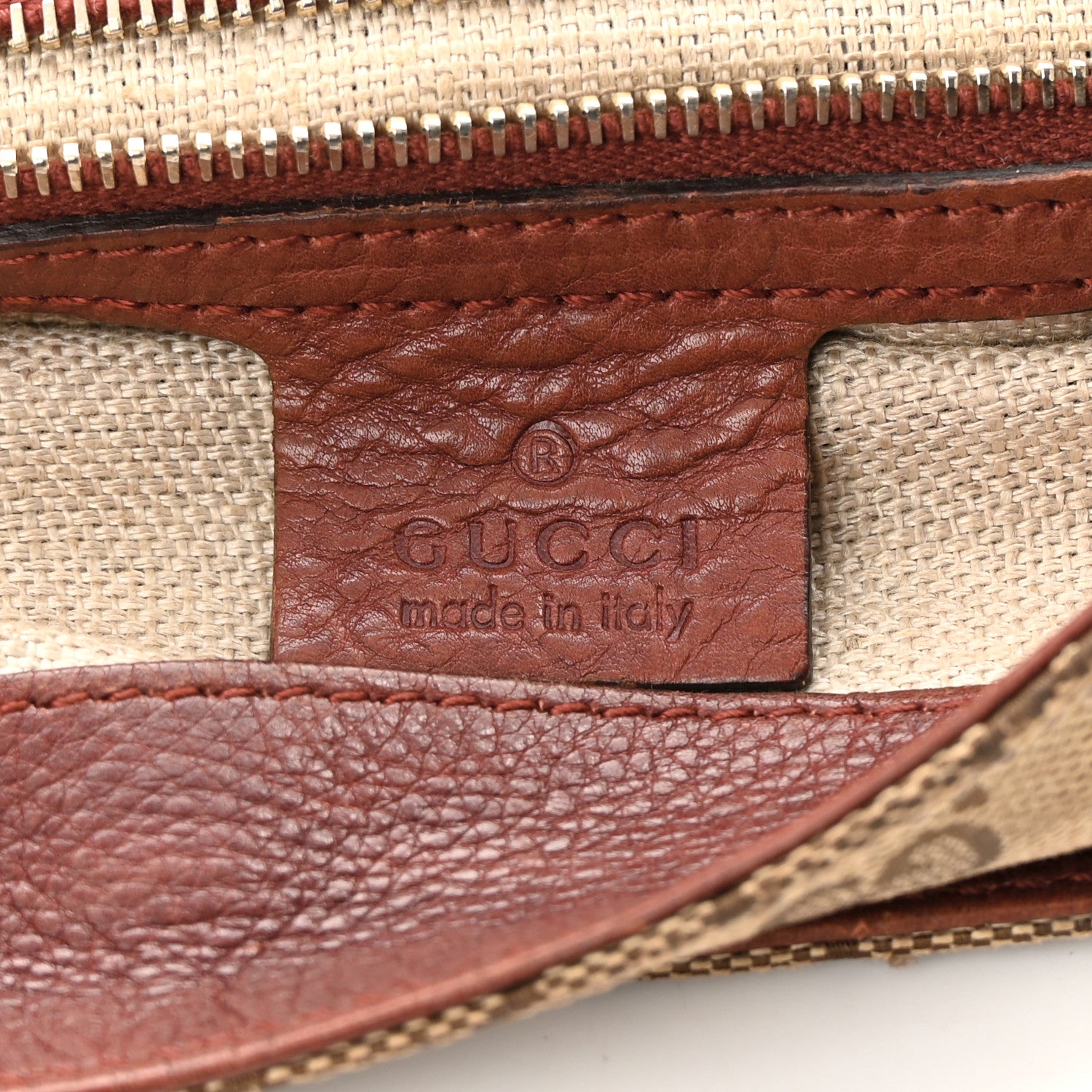 Gucci Monogram Medium Marrakech Hobo Red 6 of 15