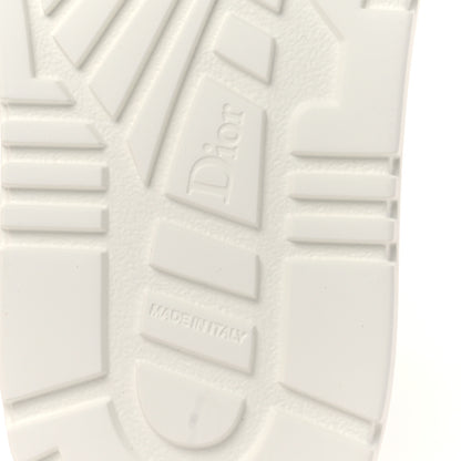 Christian Dior Canvas D-Constellation Embroidered Dway 10mm Slide Sandals 41 White Multicolor 6 of 9