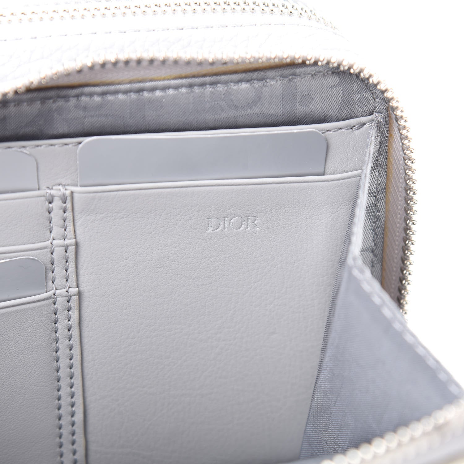 Christian Dior X AIR JORDAN Grained Calfskin Crossbody Grey 7 of 12